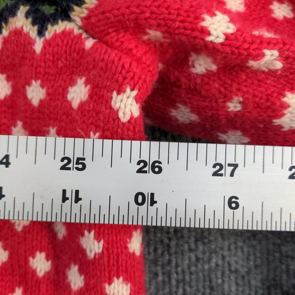 Lands' End Men's 1/4 Zip Pullover Knit Sweater Multicolor XL 46-48 Fair Isle - Picture 13 of 13